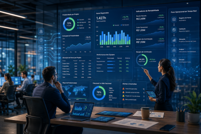 Como um sistema de Timesheet transforma produtividade em rentabilidade nas empresas